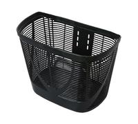 PciDinFo Cesta Delantera para Bicicleta Decoración Clásica Portátil Fuerte Y Ligera Montaje Sencillo Almacenamiento Amplio Adecuada para Compra, Negro