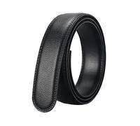 PciDinFo Correa Reemplazo Cinturón Automático Sin Hebilla Microfibra Refinada Resistente para Mujer Hombre Adecuada para Jornadas Laborales Celebraciones, negro 150cm, universal