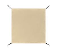 PciDinFo Cubierta para Tienda de Campaña Resistente Al Agua con Protección Solar Cuatro Palabras Clave Esenciales Portabilidad Adecuada para Acampar P, Beige