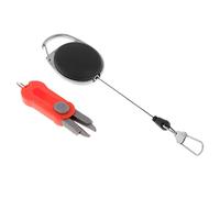 PciDinFo de Tubo de Plástico para Pesca, Retractor Zinger, Herramientas de Pesca con Mosca, Combo, Rojo