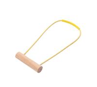 PciDinFo Ejercitador de Muñeca para Potenciar Antebrazo Máquina Fortalecedora con Mango de Madera Cómodo Cinta de Látex para Ejercicios de Resistencia en Muñec, Mango de 50 Mm