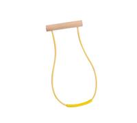 PciDinFo Ejercitador de Muñeca para Potenciar Antebrazo Máquina Fortalecedora con Mango de Madera Cómodo Cinta de Látex para Ejercicios de Resistencia en Muñec, Mango de 35 Mm