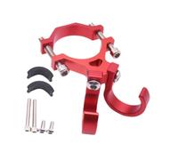 PciDinFo Gancho Universal para Casco de Motocicleta con Estructura Ligera de Aluminio Doble Gancho Accesorio para Colgar Bolsas Y Mochilas Adecuado para Ciclis, Rojo 6x5cm