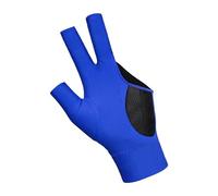 PciDinFo Guante de Billar con Diseño Antideslizante Dedos Accesorio Adaptable Mano Elástica Material Nylon Transpirable Adecuado para Jugadores de Pool Pa, Azul
