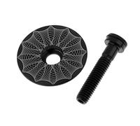 PciDinFo Headset M6 para Bicicletas con Kit de Tapa y Tornillo de Aleación de Titanio Resistente al Agua y Ligero Protección del Manillar y, Cielo Negro