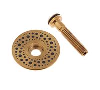 PciDinFo Headset M6 para Bicicletas con Kit de Tapa y Tornillo de Aleación de Titanio Resistente al Agua y Ligero Protección del Manillar y, Gold-Milky Way
