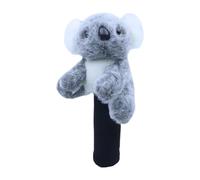 PciDinFo Koala Protector de Cabezal de Madera de Golf Funda Híbrida de Dibujos Animados Almohadilla Suave Accesorio para Golfista Adecuado Campo, Gris