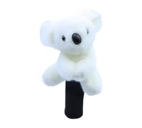PciDinFo Koala Protector de Cabezal de Madera de Golf Funda Híbrida de Dibujos Animados Almohadilla Suave Accesorio para Golfista Adecuado Campo, Blanco