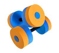 PciDinFo Mancuernas de EVA para Ejercicios Acuáticos, Mancuernas de Agua para Piscina, Resistencia, Fortalecimiento del Cuerpo, Deportes Acuáticos, Eq, Naranja Azul