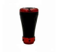 PciDinFo Manija Carrete Pesca Repuesto Perilla Aleación Aluminio Ligera para Cambiar Fácilmente Agarre Mejorado Adecuada para Aficionados Pesca Recreativa, Black Red