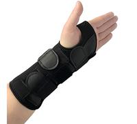 PciDinFo Muñequera Deportiva con Férula Extraíble Y Correa Flexible Diseño Ergonómico para Estabilizar La Muñeca Protección Y Material Transpirable, Izquierda
