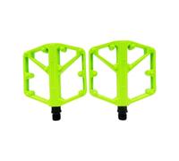 PciDinFo Pedales para Bicicleta de Montaña Ancha de Nylon Rodamientos Sellados Antideslizantes Ligero Compatible con Carretera BMX, Verde