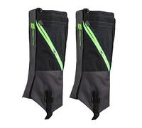 PciDinFo Polainas Impermeables Funda Botas Marcha Nieve Cremallera Y Ganchos Resistentes Transpirable Nylon Adecuadas para Deportes de, Negro