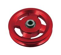 PciDinFo Polea para Equipos de Ejercicios de Rodamiento Universal Rueda para Máquinas de Fitness Polea Resistente Al Óxido Hecha de Aluminio Anodizado