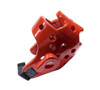 PciDinFo Protector de Cabeza de Boxeo Acolchado Casco Ajustable con Amortiguación Y Cintas Anchas para Mayor Adecuado para Sparring Y Clases de Artes, Rojo, L