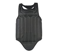 PciDinFo Protector de Pecho Karate Defensa Corporal Chaleco Protector Acolchado contra Golpes Material Oxford Resistente a Desgarros Adecuado para Práctica de, Negro L