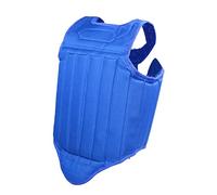PciDinFo Protector de Pecho Karate Defensa Corporal Chaleco Protector Acolchado contra Golpes Material Oxford Resistente a Desgarros Adecuado para Práctica de, Azul L