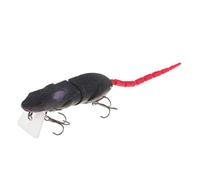 PciDinFo Ratones Blandos Señuelo de Pesca de Anzuelo de Aparejos de Agua Cebo Bajo Crankbait, 01