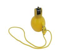 PciDinFo Silbato Portátil Multifunción Cuerpo Ergonómico de PVC Y Sonido Intenso Práctico para Entrenar Aves Dirigir Partidos Y Supervisar Juegos Adecuado para, Amarillo