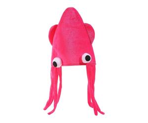 PciDinFo Sombrero Calamar con Tentáculos Llamativos Y para Disfraces de Fotografía Gorro para Festivales Terciopelo Agradable a, Rosa