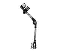 PciDinFo Soporte de para Bicicleta Ajuste Rápido Soporte de Abrazadera Doble Acero Inoxidable Resistente Adecuado para Ciclismo, 49cm Plegable
