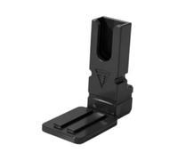 PciDinFo Soporte de Pedal de Bicicleta de Fácil Transporte Pata Ajustable para Bicicleta con Soporte Estable Plegable Accesorio en TPU Adecuado para U, Negro