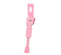 PciDinFo Soporte para Bicicleta Infantil Universal Base de Apoyo Ajustable con Pie Antideslizante y Mecanismo de Resorte Aleación Duradera Adecuado para, Rosa 16 Pulgadas
