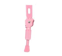 PciDinFo Soporte para Bicicleta Infantil Universal Base de Apoyo Ajustable con Pie Antideslizante y Mecanismo de Resorte Aleación Duradera Adecuado para, Rosa 14 Pulgadas