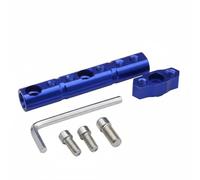 PciDinFo Soporte para Espejo de Motocicleta Extensión de Manillar de Aluminio Aleación T6063 Bracket de Instalación Versátil Adecuado para Motocicletas , Azul