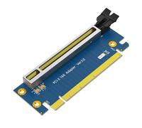 PCIE 16X Tarjeta elevadora de 90 grados PCIE 16X a 16X Ranura extensor en ángulo recto Accesorios para transmisión de datos de caja de servidor 1U