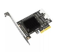 PCIe 3.0 a SATA 3.0 Mini controlador PCIe a SFF 8087 SFF-8087 Adaptador de expansión ASM1166 Chip