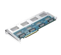 PCIe 3.0 to (4) U.2 SFF-8639 Adapter, X16, for 2.5" U.2 NVMe SSD