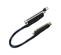 PCIE 5.0 X16 GPU cable de extensión flexible de 270 grados trenzado cable de extensión de gráficos de estabilidad de tarjeta gráfica para entrada izquierda