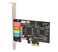 PCIe 5. Mejora de la Tarjeta de Sonido con una Reproducción de Sonido Envolvente de 6 Canales y Grabación de 24 bits 48 KHz Tarjetas de Sonido Internas