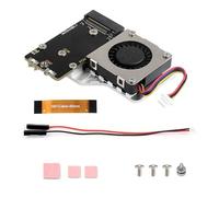 PCIe a convertidor HAT para 5 que permite un almacenamiento rápido y alimentación a través de Ethernet Power Over Ethernet HAT