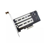 PCIE - Adaptador de disco de estado sólido a PCIe4.0 elevadores de tarjeta de expansión con soporte para adaptador NVMe de disco de estado sólido 2230 2242 2260 2280