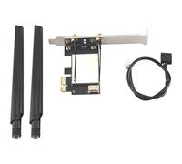 PCIE - Adaptador de tarjeta WiFi Bluetooth de doble banda para tarjeta de red inalámbrica para PC de escritorio para AX200 9260AC