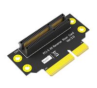 PCIE - Adaptador PCIE de 90 grados inversa macho a hembra PCIE a convertidores, tarjeta elevadora de placa para servidores, PC, tarjeta de expansión