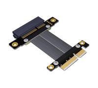 PCIE - Cable de extensión para tarjetas de expansión y accionamiento, R22SF | PCIExpress - Cable de extensión flexible 4X con conectores chapados en oro para tarjetas de expansión y cable de extensión de