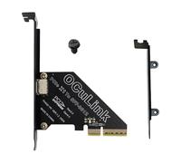 PCIe Development Board, External Expansion Card, Computer Upgrade Interface, High-Speed Data Transmission Compact Up to 32 Gbps Professional for Adults, Black