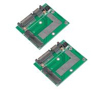 PCIE MSATA - Tarjeta adaptadora de disco sólido a 2.5 pulgadas para un fácil almacenamiento, convertidores de expansión, tarjeta de módulo, configuración simple, adaptador Plug and Play