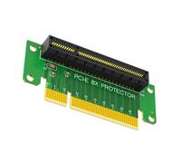 PCIE - Tarjeta adaptadora elevadora PCIE de 90 grados en ángulo recto de 90 grados para servidor de computadora 1U, tarjeta de expansión de computadora
