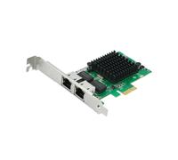 PCIe to 2 Port Gigabit Network Card Ethernet Adapter with I82576 Chip, for Desktop PC Windows 10/11, and Linux