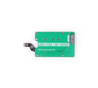 PCIe to M.2 Hat for Raspberry Pi 5, Support PCIe Gen2 Gen3 NVMe SSD, Hailo8/8L, Support Coral AI Accelerators