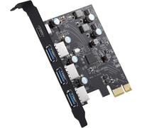 PCIe USB3.0 5Gbps Super Speed con Tipo C (1) y Tipo A (3) PCI Express x1 Puerto USB interno