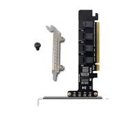 PCIE X16 a 4 puertos U.2 NVME SFF-8643 SFF-8639 accesorio de tarjeta de expansión