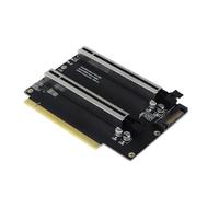 PCIE X16 a Dual PCIE X8 Split Card Support Max Gen3 Speed SATA Fuente de alimentación adecuada para placa base MSI B550i X299 PRO