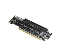 PCIE4.0 Split PCIE4.0 X16 to X8+X4+X4 Split Card Nvme Pcie4.0 Expansion Card 2 NVME Input Port Expa