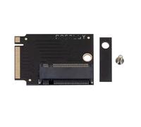 PCIE4.0 SSD Adaptador de Tarjeta de Memoria Compatible para Rog Ally, Consola de Juego de Mano Tarjeta de Transferencia de 90 Grados M2 Tarjeta Convertidora de Disco Duro (Sin Tarjeta SSD) (corto)