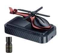 Pcingsia Ambientador solar para coche, exquisito perfume de coche con forma de helicóptero, ahorro de energía, decoración de salpicadero de coche de lujo para sedán y varios modelos, negocios y hogar